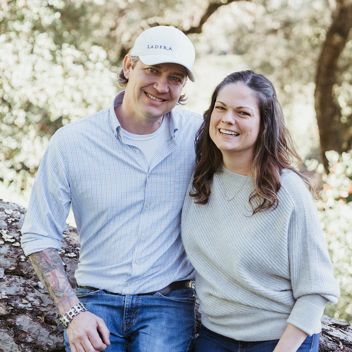 us modified for web Dan and Kacey Stotesberry, COO and CMO at Ladera Vineyards